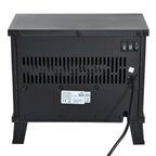 Pastatomas elektrinis židinys, 600/1200 W, 34 × 17 × 31 cm, juodas