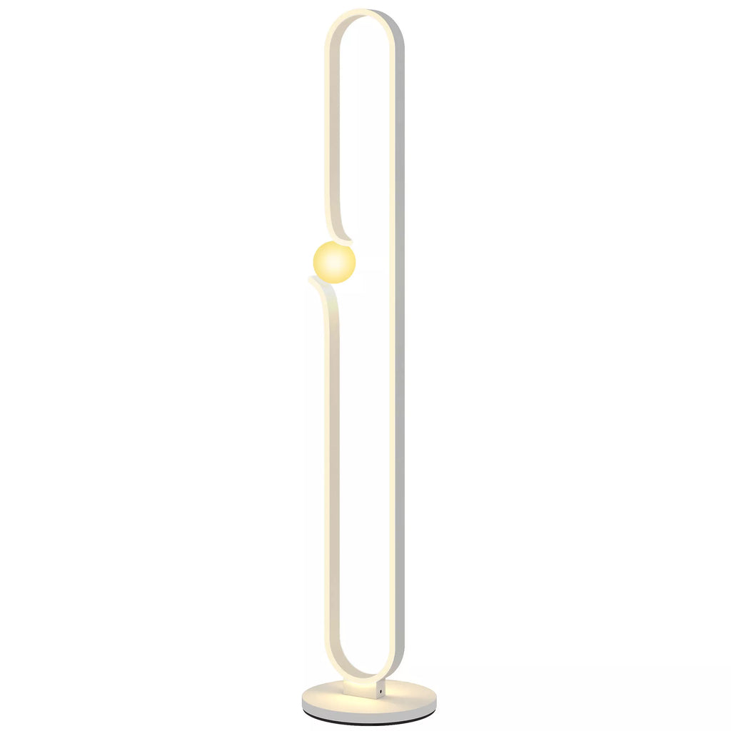 LED grindinis šviestuvas, muzikinių natų dizainas, stiklinis gaubtas, metalas, plastikas, baltas