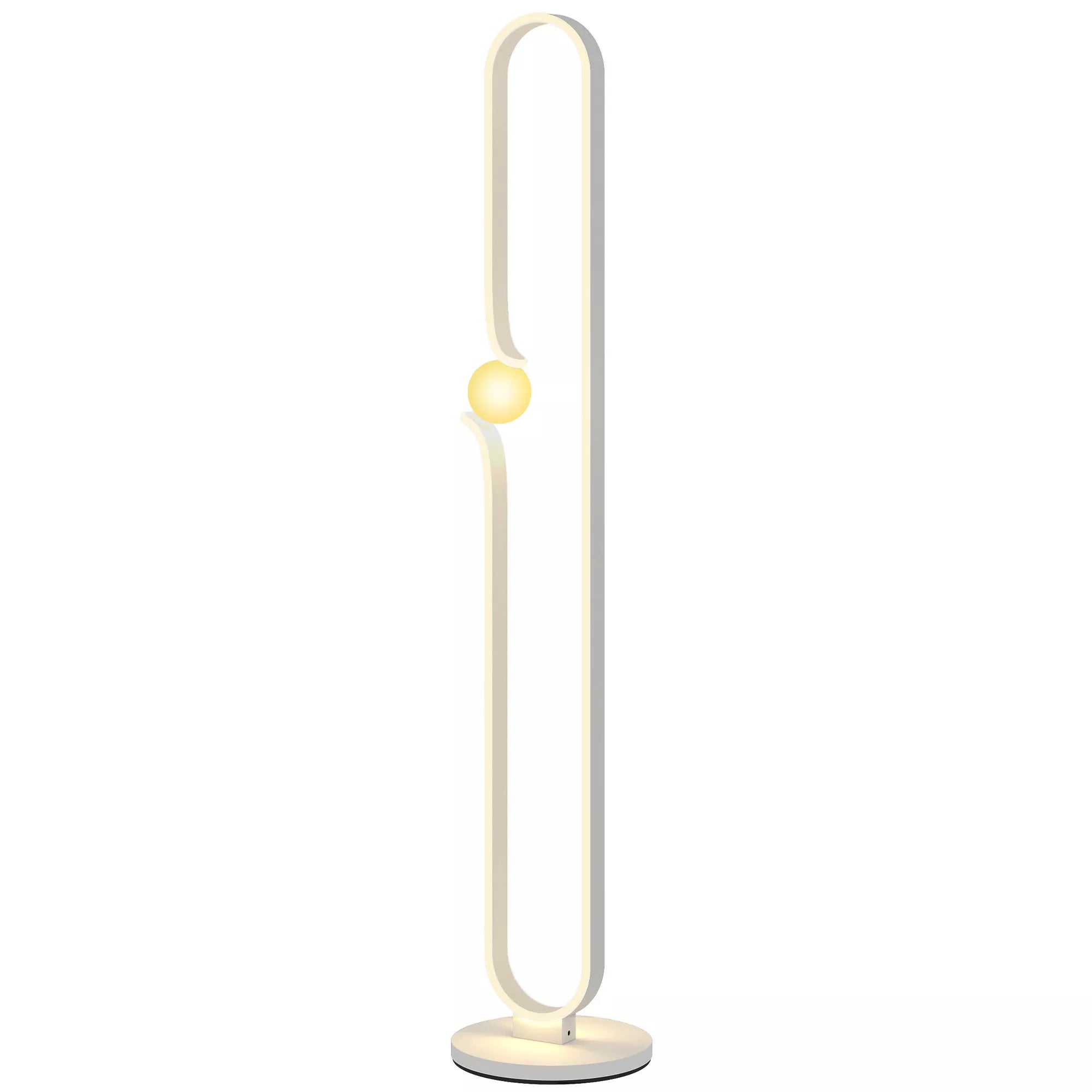 LED grindinis šviestuvas, muzikinių natų dizainas, stiklinis gaubtas, metalas, plastikas, baltas