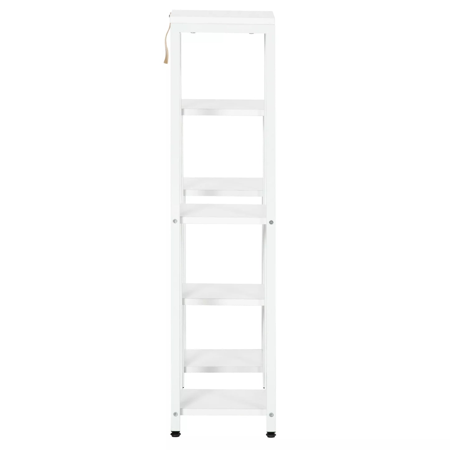 Augalų stovas, 7 pakopos, skirtas vidaus ir lauko erdvėms, plieninis, baltas, 65 x 23 x 94,5 cm