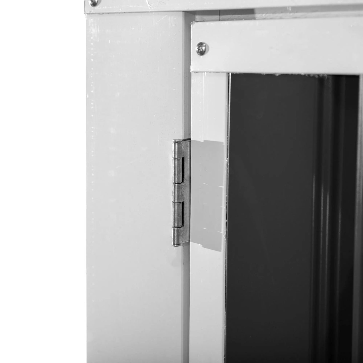 Lauko šiukšliadėžių dėžė Storer, užrakinama įrangos dėžė 2 šiukšliadėžėms, plieninė, 178,5 x 104,5 x 128,5/113 cm, juoda