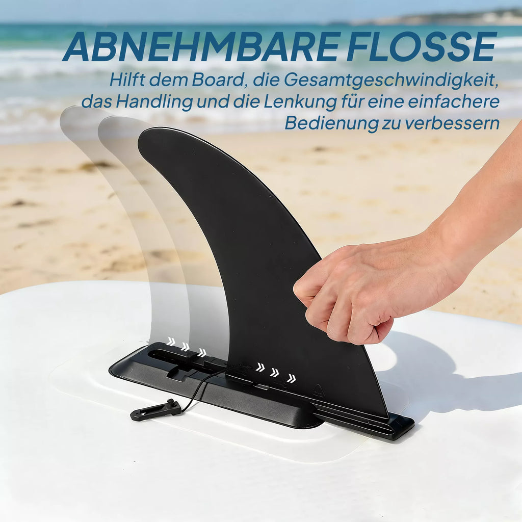Stand Up Paddling Board Set Pripučiamas 320 cm SUP lentas su reguliuojamu irklas Neslystantis EVA denis Kojų dirželis Pompa