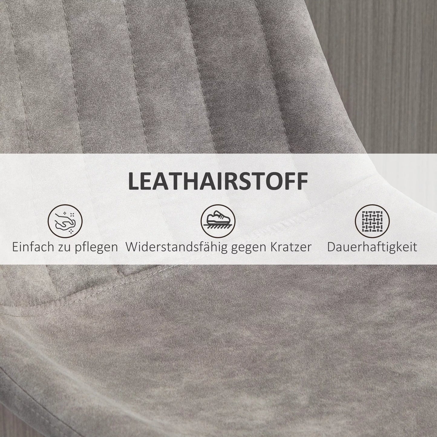 2 vnt. baro kėdžių rinkinys retro dizaino, su kojų atrama, reguliuojamas aukštis, dujų pakėlimo mechanizmas, pilka + juoda