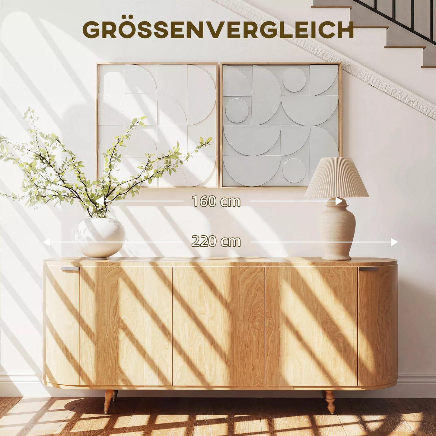 Sienų dekoracija 3D, 2 vnt. rinkinys, geometrinė sienų dekoracija, moderni sienų dekoracija, skirta svetainei, prieškambariui, 80 x 3,5 x 80 cm, balta