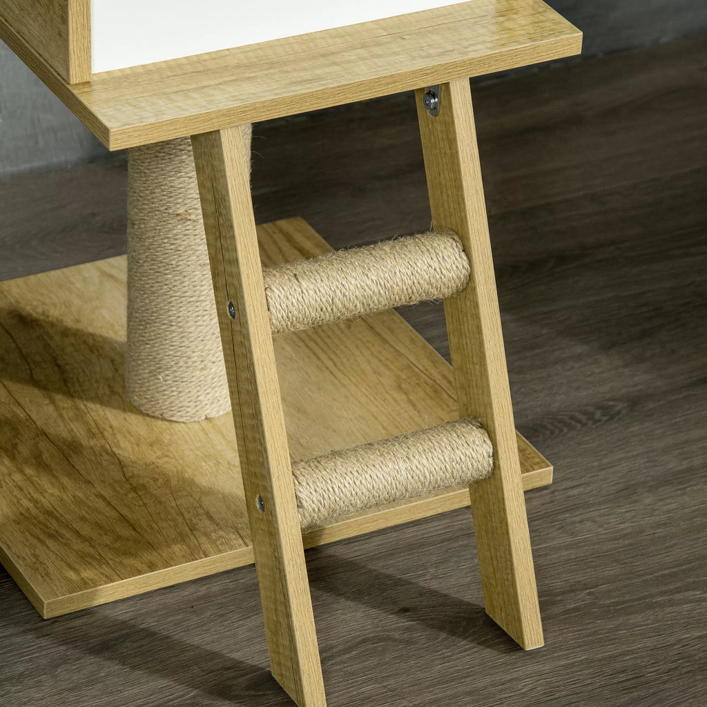 Draskyklės sizalio stulpo ir platformos detalė