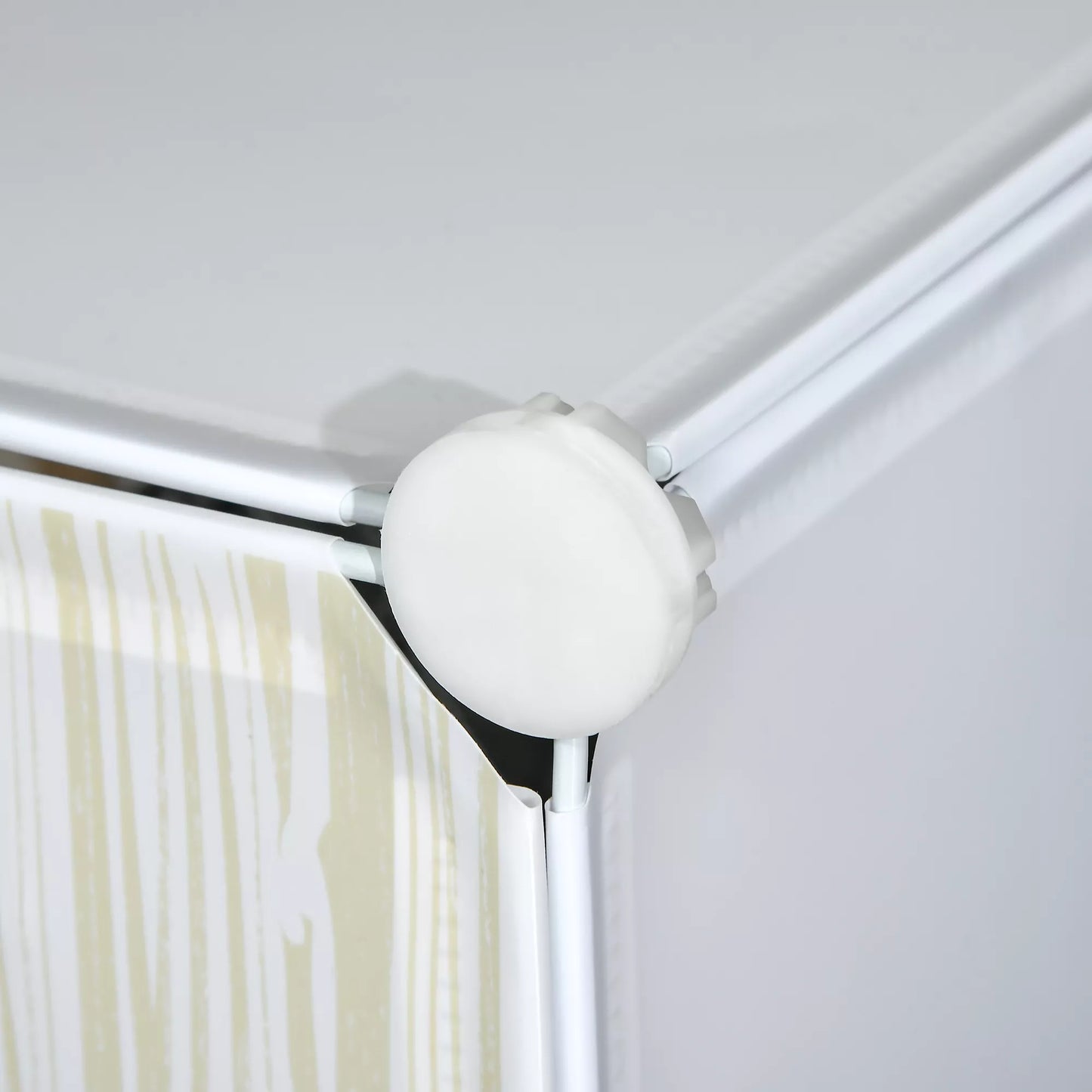 Modulinė batų lentyna 12 poroms, 49 cm x 36,5 cm x 108 cm, Balta