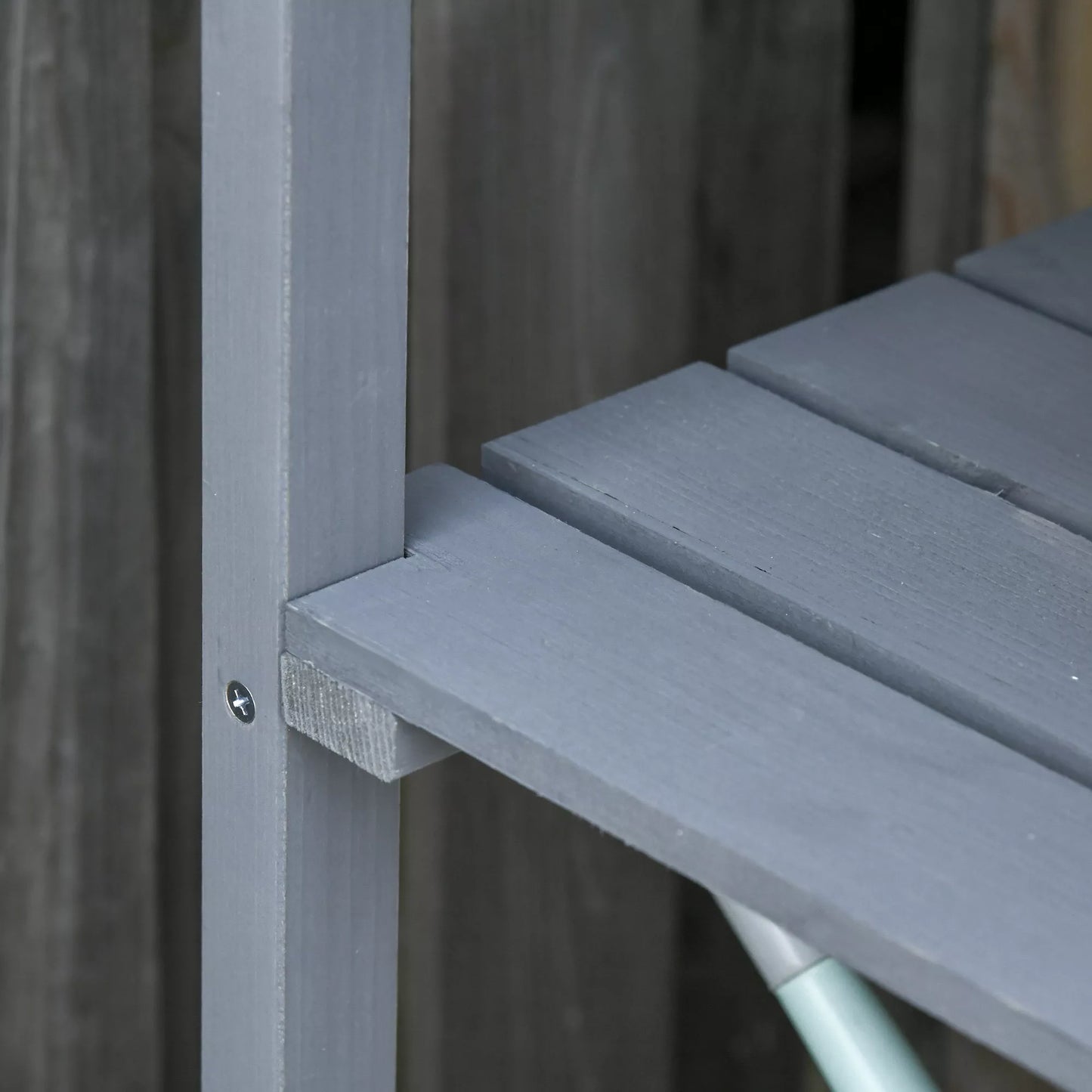 Augalų stalas Sodininkystės stalas Gėlių stalas su metaliniu darbo paviršiumi Sodas Medis Pilkas 76 x 37 x 89 cm