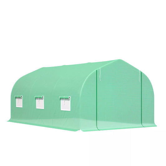 Folijos šiltnamis, šiltnamis, šiltnamis, lysvė, augalų namelis, pomidorų namelis, su dvišlaičiu stogu, 450 × 300B × 205A cm