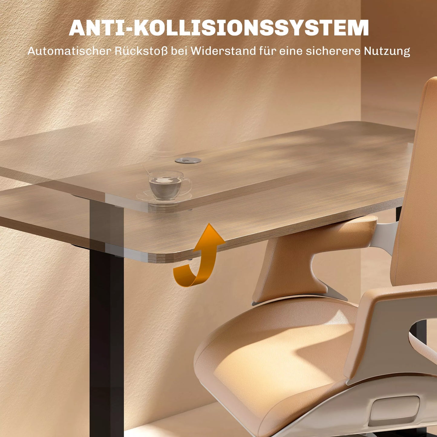 Elektrinis stalo rėmas, reguliuojamas aukštis, su atminties funkcija, plienas, juodas