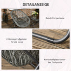 Krėslo formos, kojų antgalių ir stalviršio apačios detalės