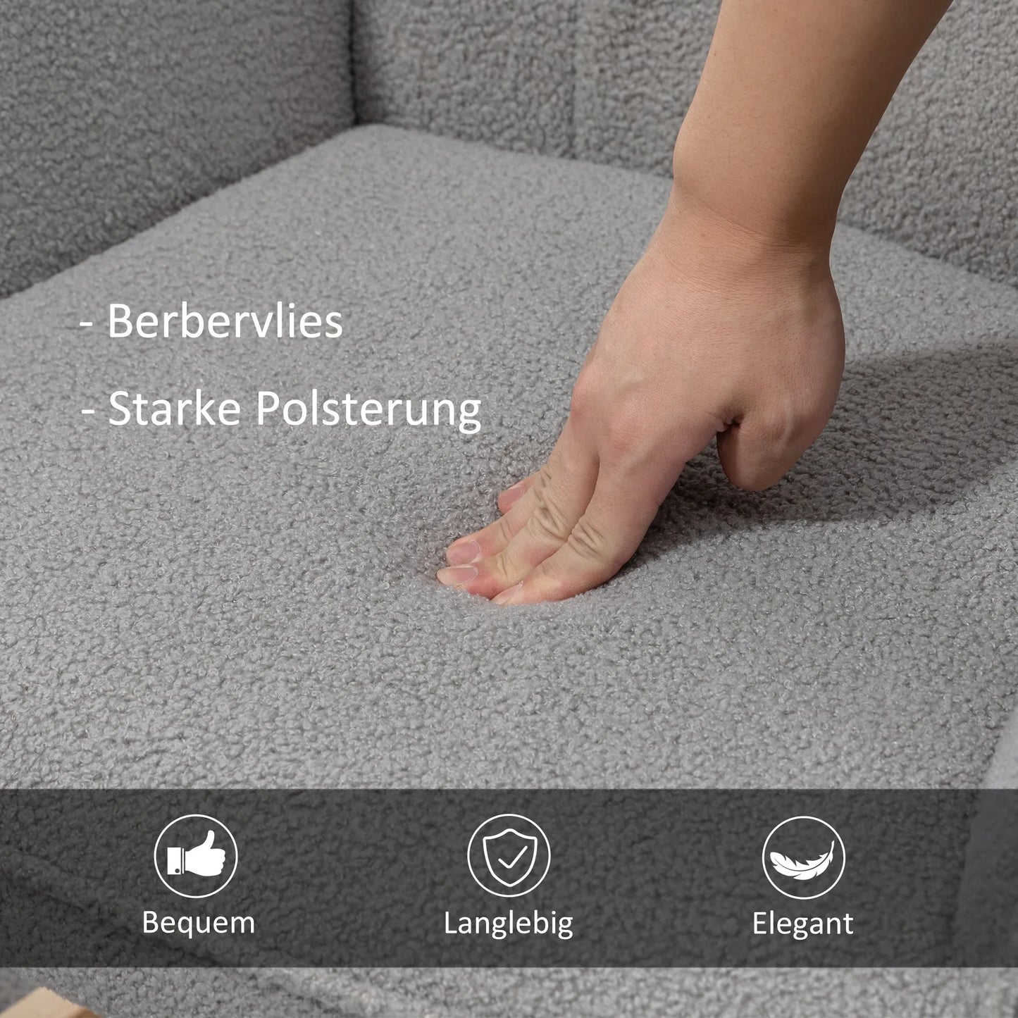 Supamas krėslas retro dizaino, masyvmedis, 71 cm x 92 cm x 101 cm, šviesiai pilka