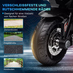 Vaikiškas elektrinis motociklas, 3–5 metų vaikams, mėlynas