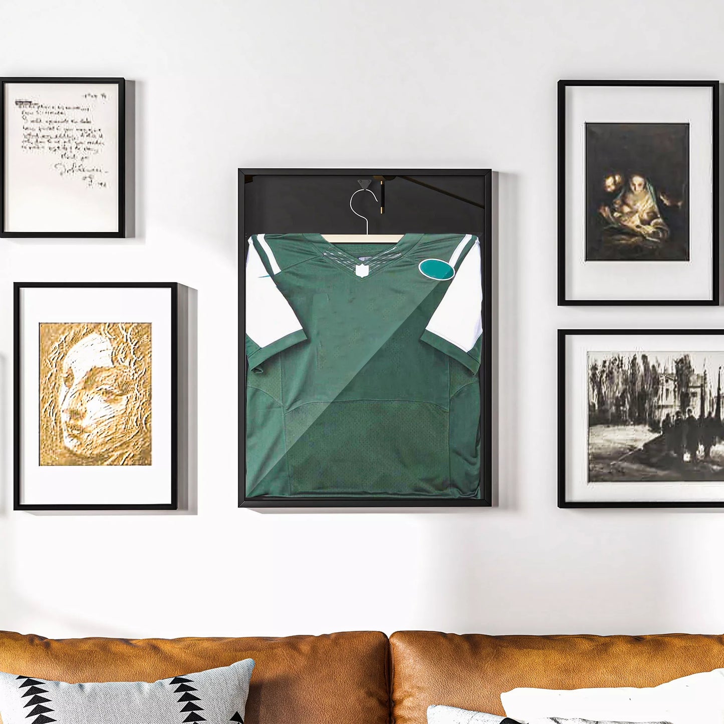 Trikotažo vitrina, drabužių pakaba, aliuminio rėmas, UV atsparus akrilinis priekis, juoda