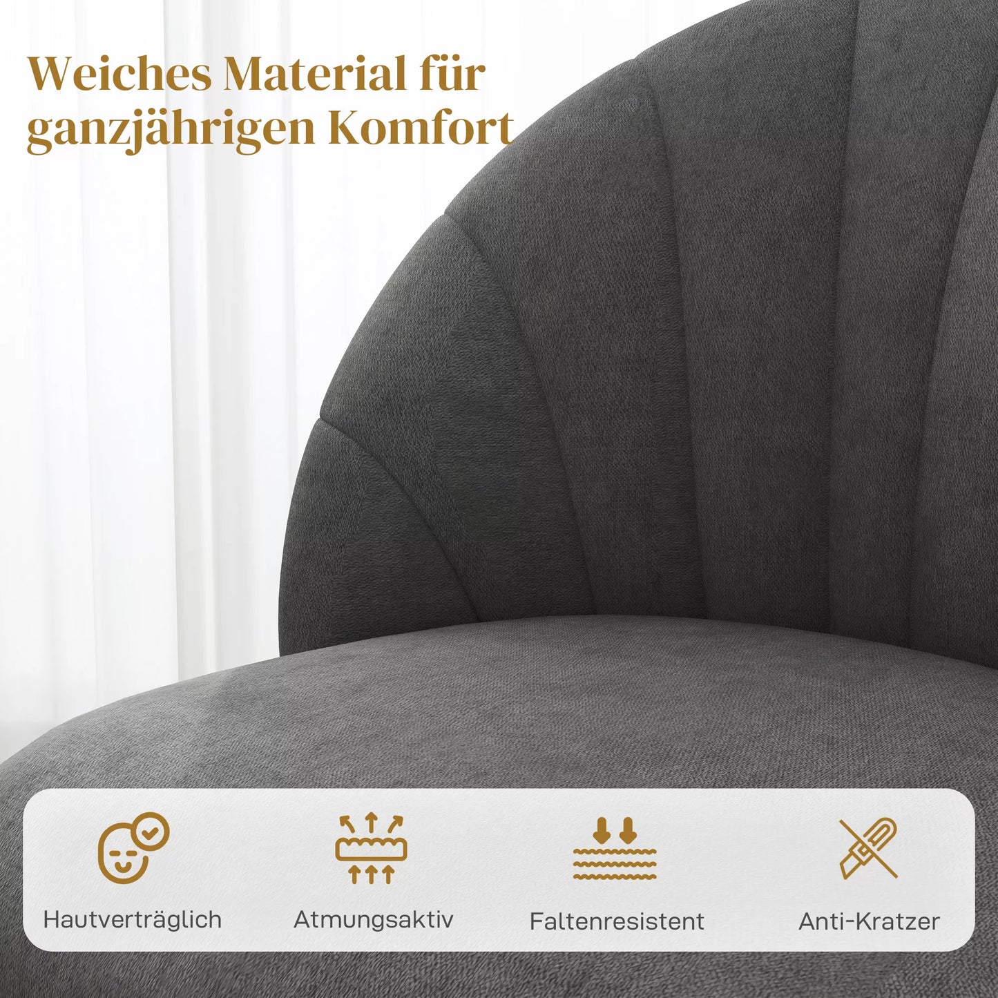 4 vnt. komplektas Valgomojo kėdės, virtuvės kėdės su aksomo išvaizda, plieninės kojos, be atramų rankoms, pilkos spalvos