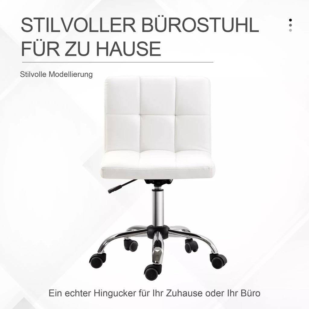 Schema su stilinga balta biuro kėde namams