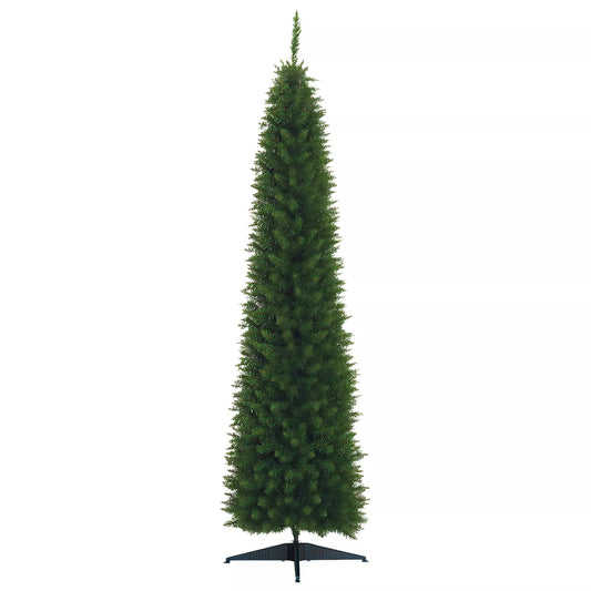 Dirbtinė Kalėdinė eglė, įskaitant stovą, Kalėdų žvaigždė, 2,1 m, žalia