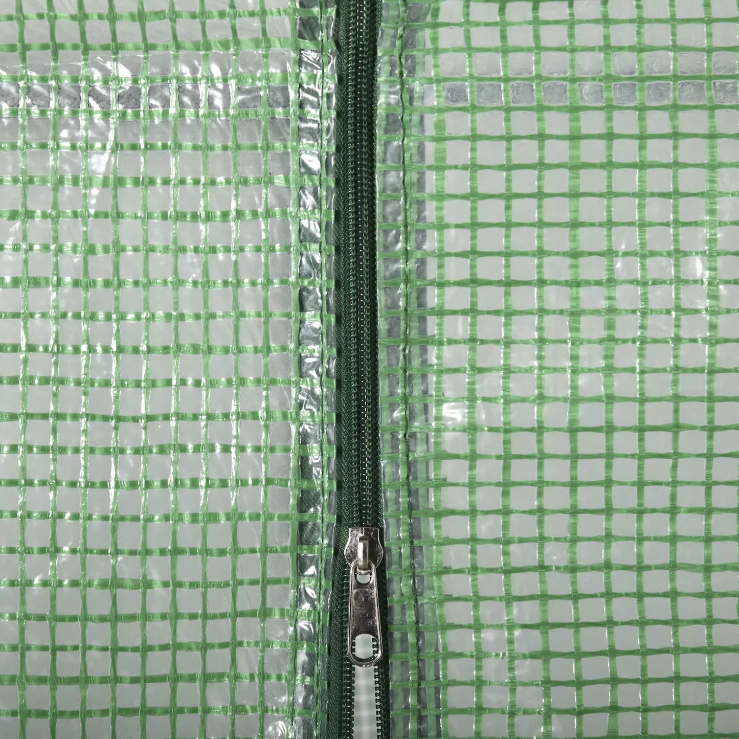 Plėvelinis šiltnamis su 6 lentynų lygiais, 141 x 72 x 191 cm, žalias