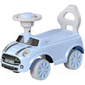 Paspiriamas automobilis vaikams nuo 18 mėn., iki 25 kg, šviesiai mėlynas