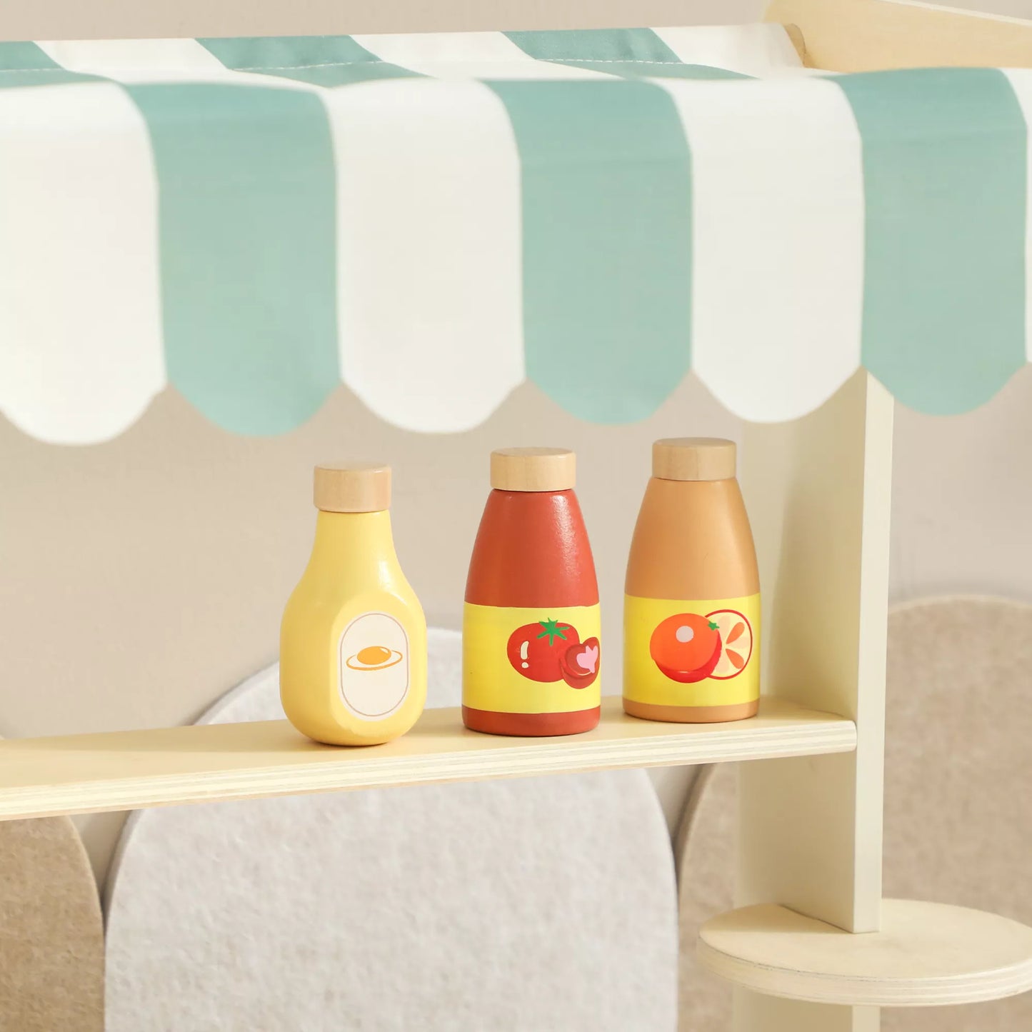 Vaikų parduotuvė Supermarket su kasos aparatu, skaitytuvu, lentele ir 34 priedais žalios spalvos