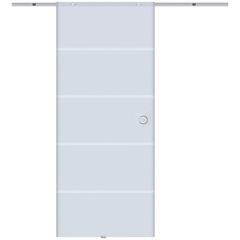 Stiklinės stumdomos durys Stumdomos durys Stiklinės durys Kambario durys iš dalies satiniruotos 900 x 2050 mm