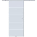 Stiklinės stumdomos durys Stumdomos durys Stiklinės durys Kambario durys iš dalies satiniruotos 900 x 2050 mm