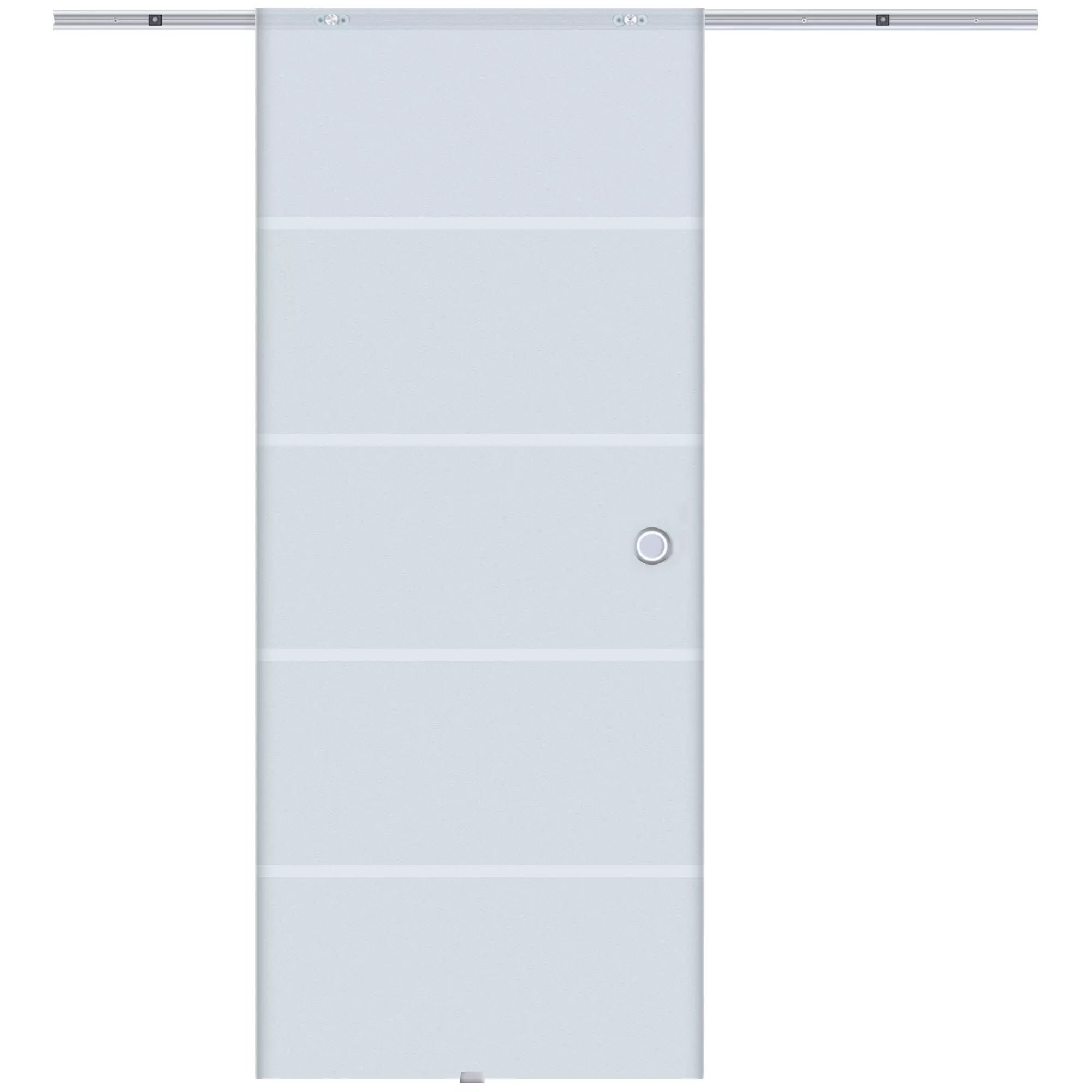 Stiklinės stumdomos durys Stumdomos durys Stiklinės durys Kambario durys iš dalies satiniruotos 900 x 2050 mm