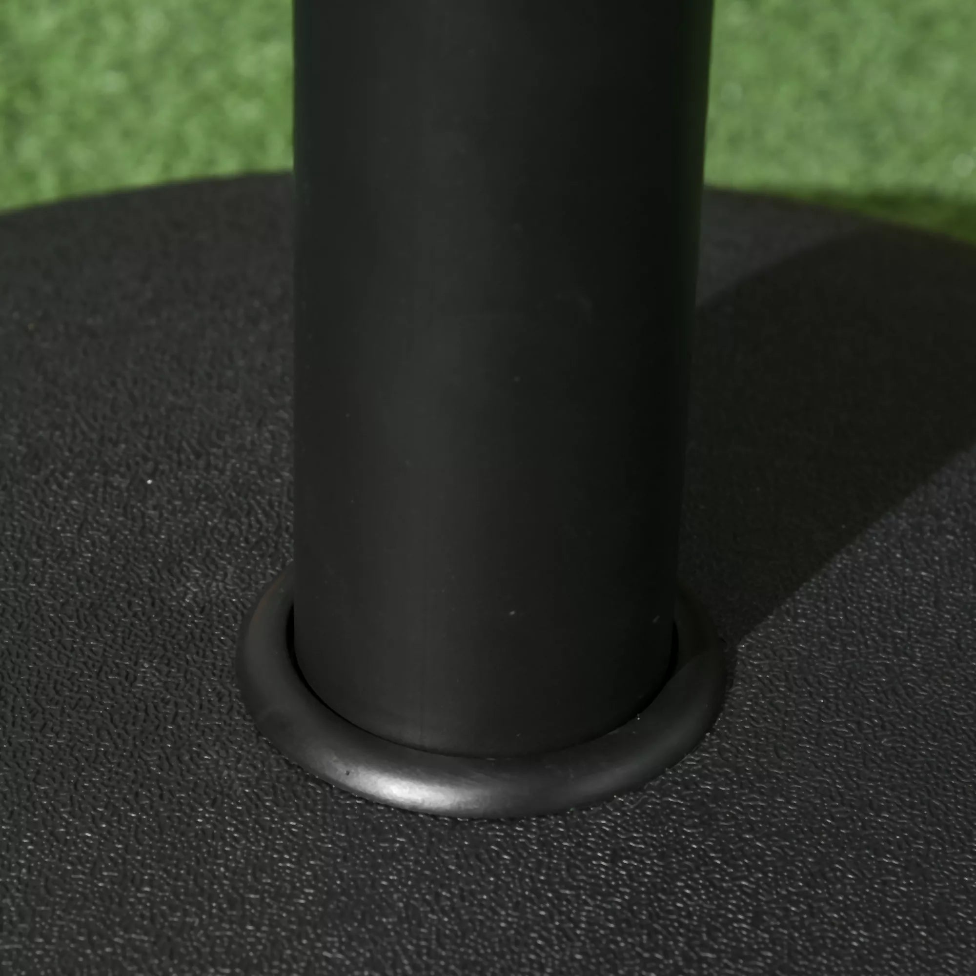 Skėčių stovas, skėčių stovas, 3 adapteriai, reguliuojamas, cementas, 25 kg, juodas