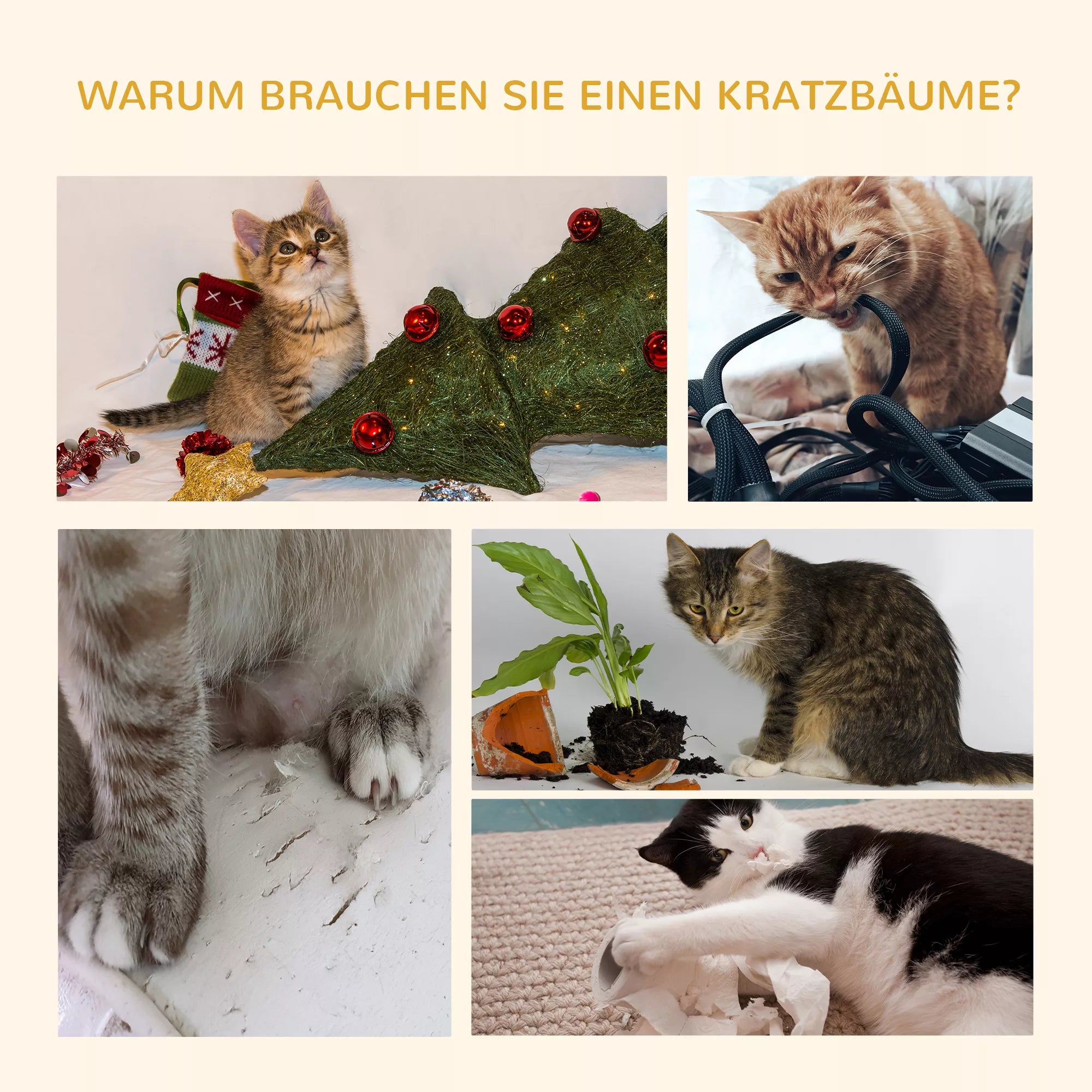 Kratzbaum iki lubų aukščio 240-260 cm Katės medis su pliušiniais kamuoliais, katės urvu, hamaku, sizalio kamienais, platformomis Daugiaaukštis katės medis Laipiojimo medis didelėms katėms, tamsiai pilkos spalvos