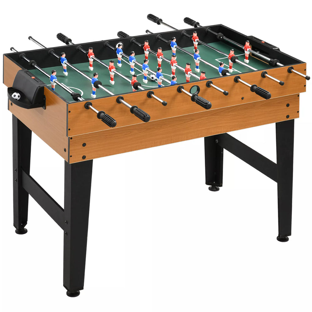 4-in-1 žaidimų stalas su stalo futbolu
