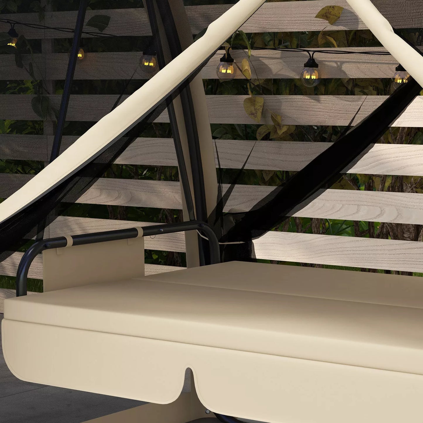 3 vietų terasos sūpynės, verandoje sūpynės su lovos funkcija, Holivudo sūpynės su moskitų tinkleliu ir plieniniu rėmu, kavos