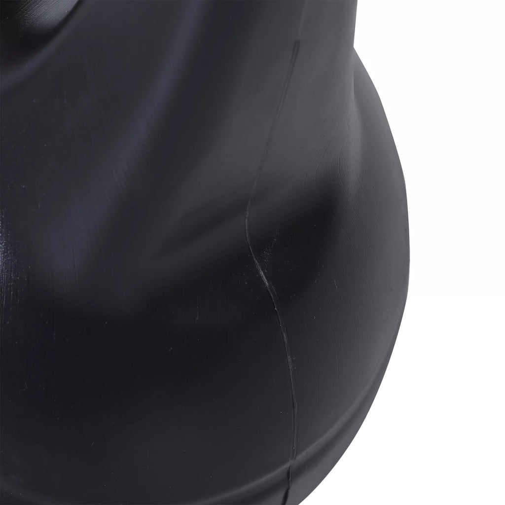 Kettlebell rutulinis svarmuo 8 kg, užpildytas smėliu, skirtas pradedantiesiems, juodas