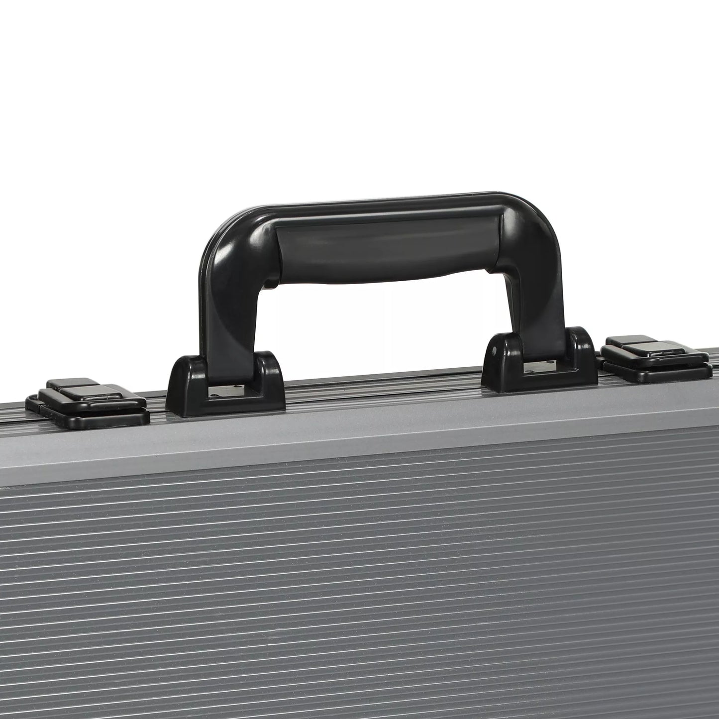 Pokerio rinkinys, Pokerio lagaminas, 400 žetonų, 2 kortų kaladės, 5 kauliukai, Dalintojo žetonas, Kilimėlis