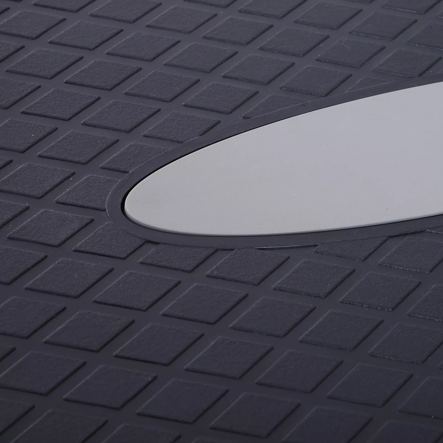 Aerobikos pakyla 2 pakopų, reguliuojamas aukštis 10-15cm, neslystantis treniruočių laiptelis, mini pakyla namams, biurui, juoda+pilka