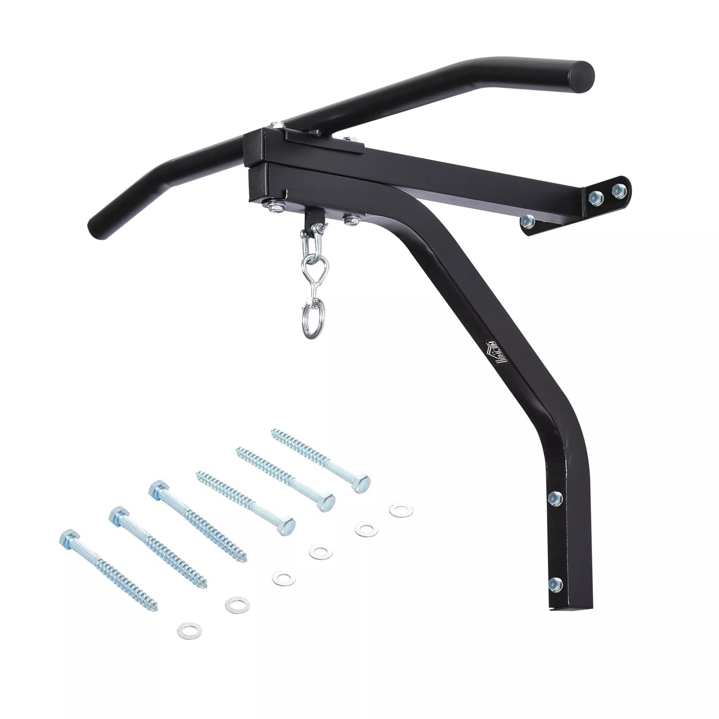 Sieninis bokso maišo laikiklis, plienas, juodas, 93 x 47 x 51 cm