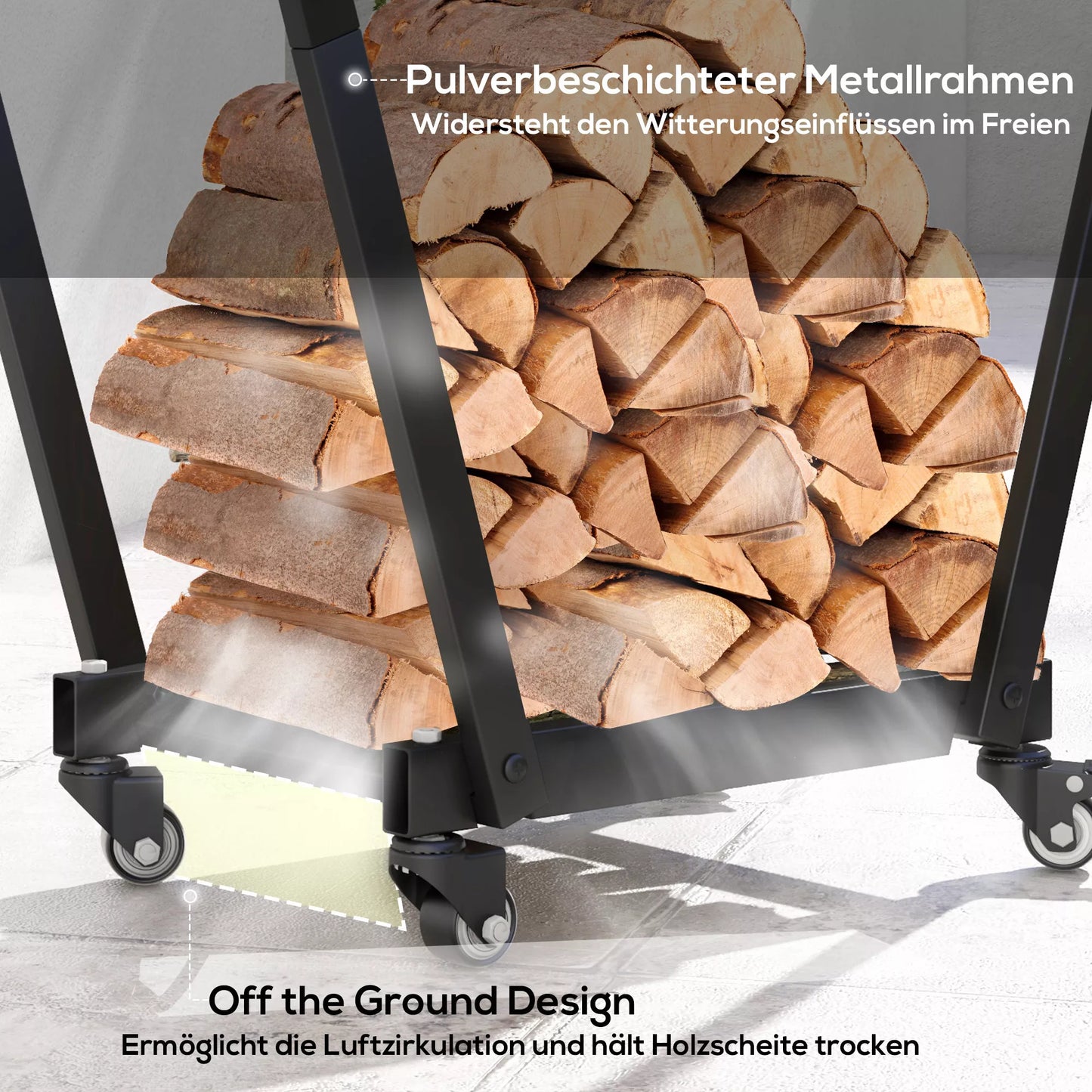 Malkinė, trapecijos formos dizainas, milteliniu būdu dengtas metalas, mobilus su ratukais, 79 x 30 x 81 cm, juoda