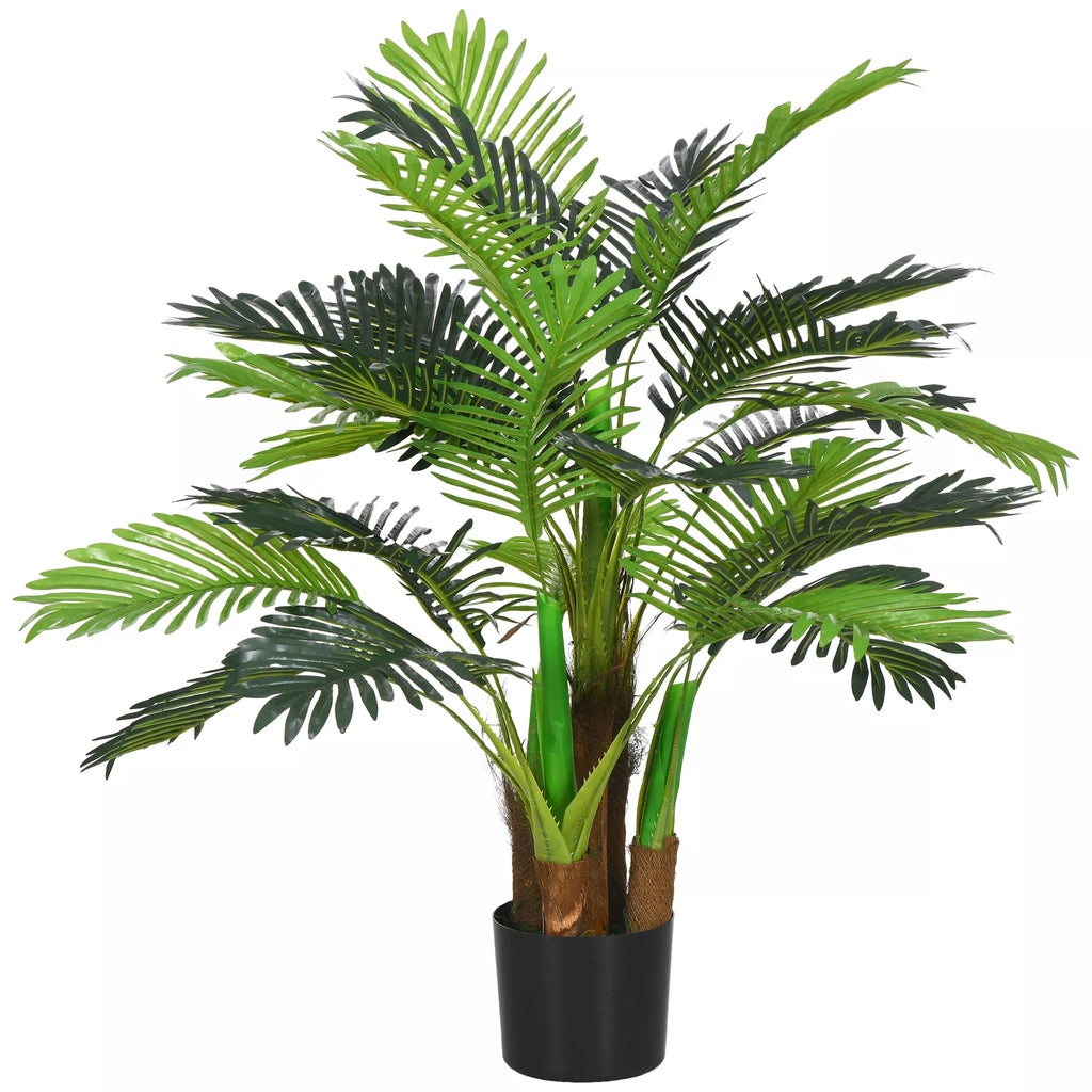 Dirbtinė palmė, 1 m, su vazonu, žalia