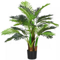Dirbtinė palmė, 1 m, su vazonu, žalia