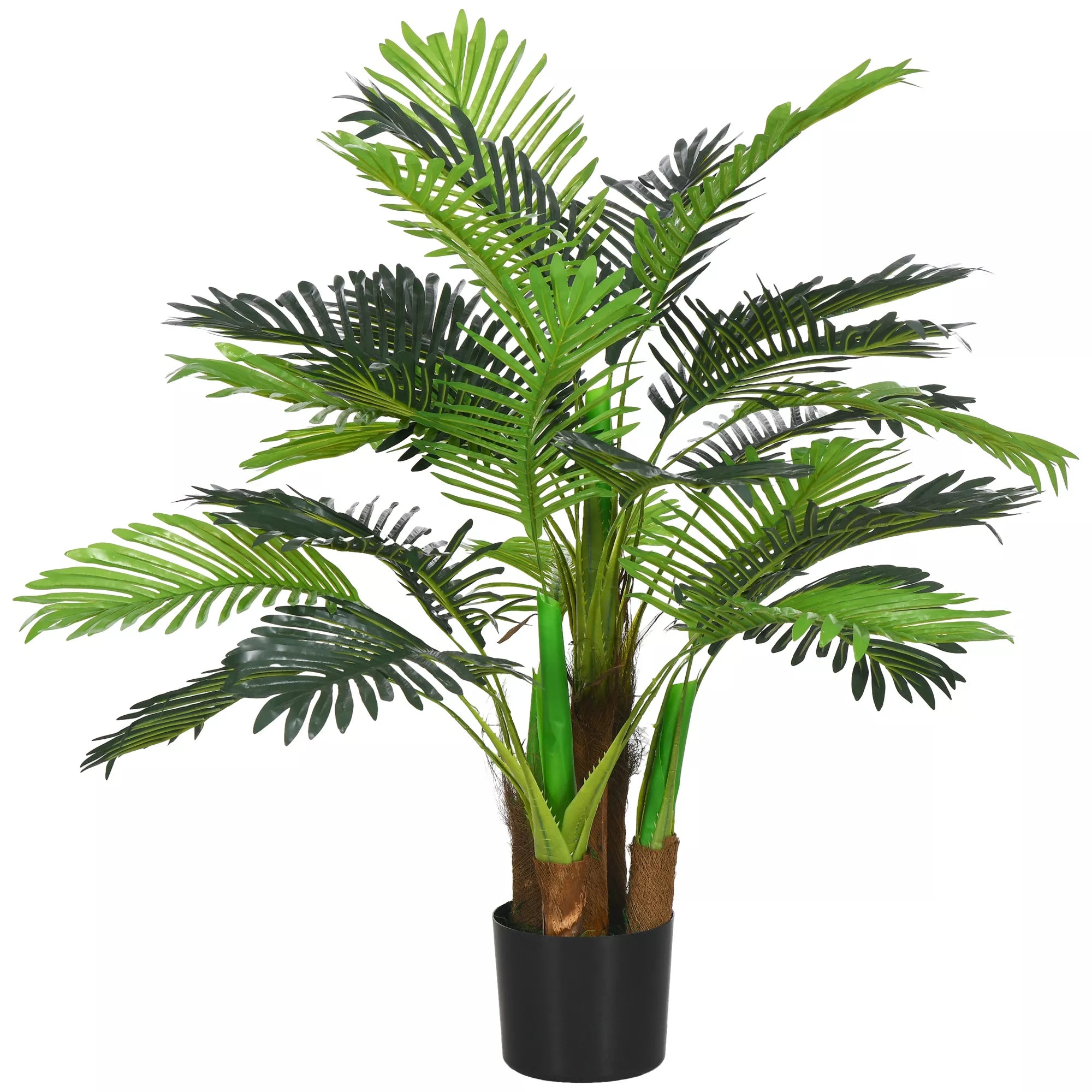 Dirbtinė palmė, 1 m, su vazonu, žalia