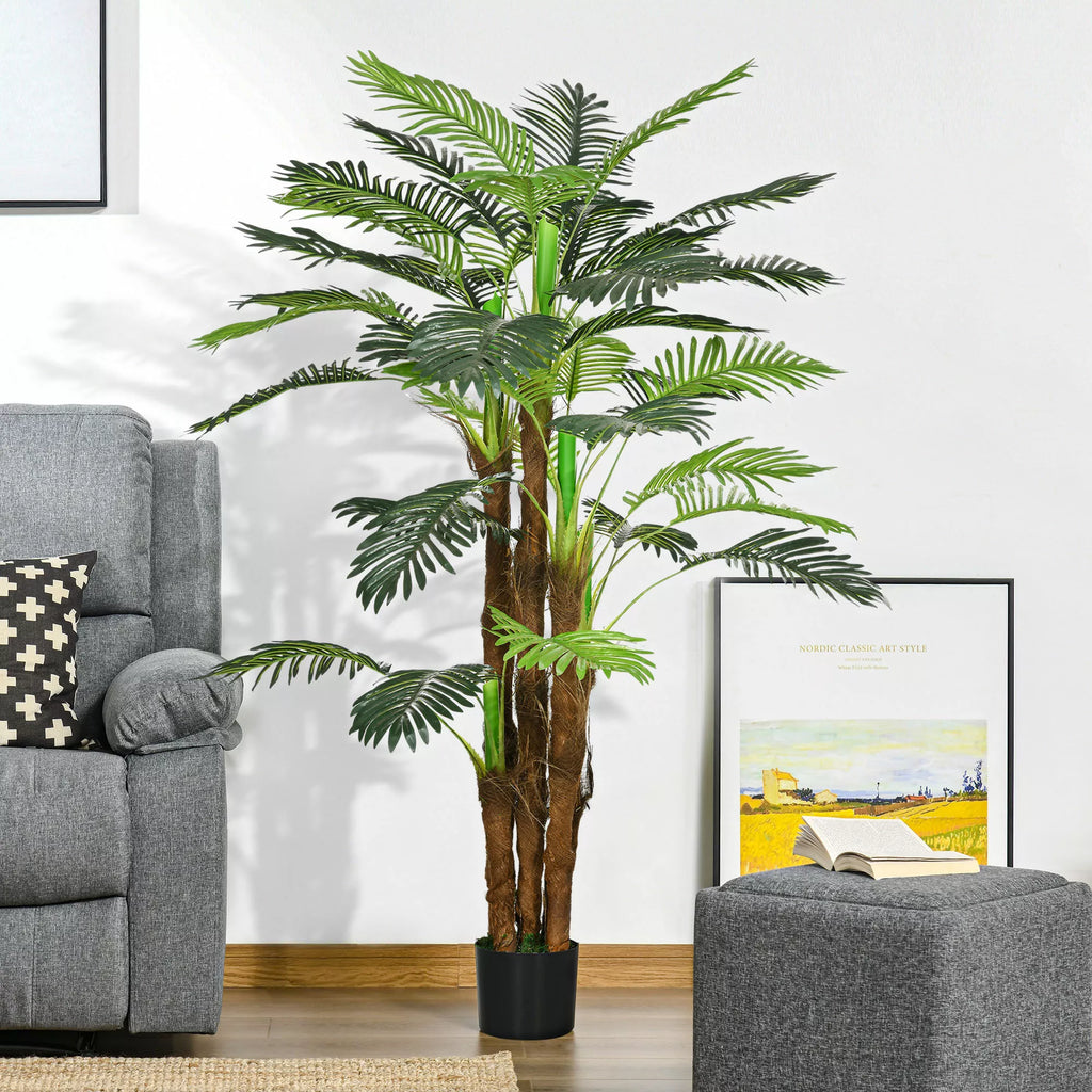 Dirbtinė palmė, 1,6 m, žalia