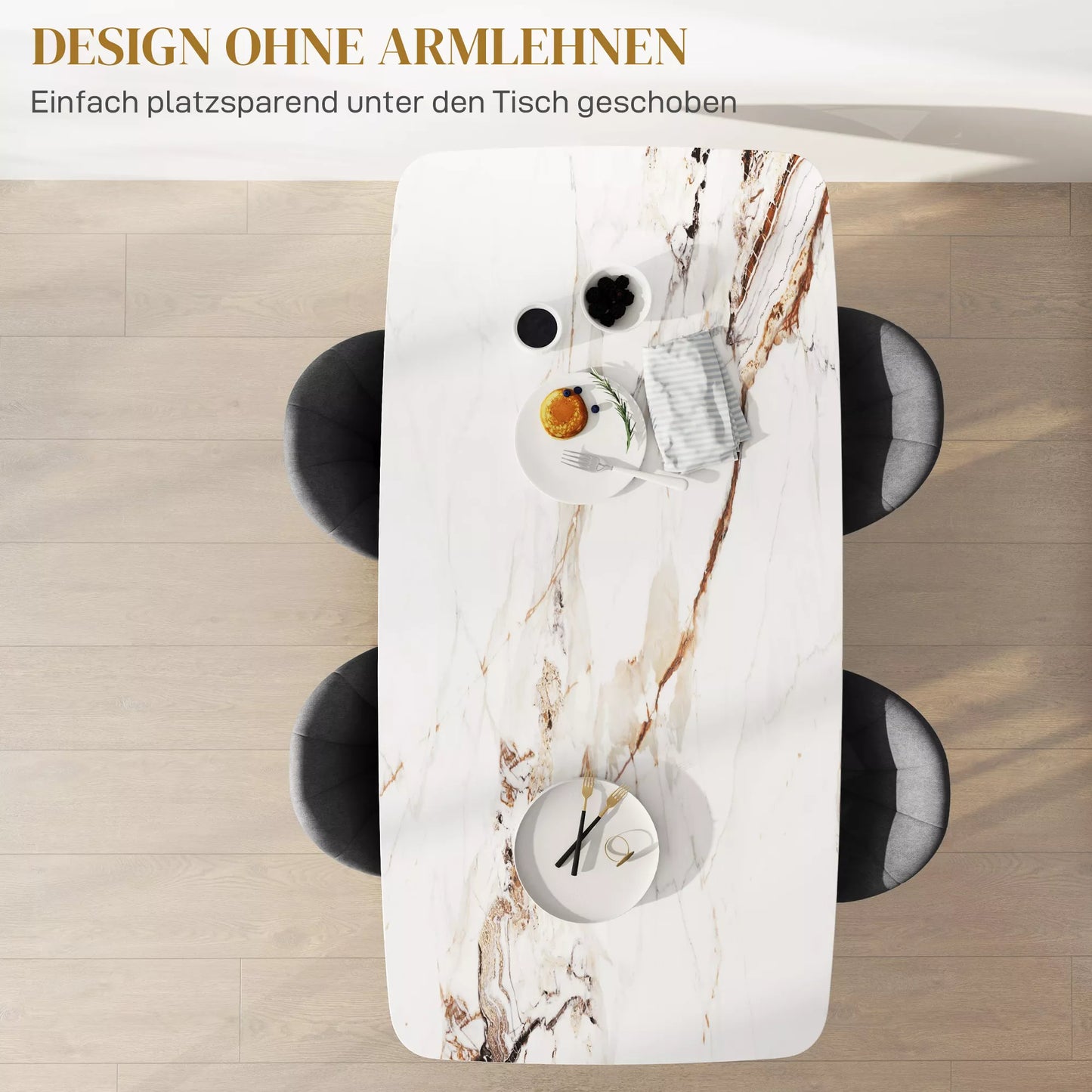 4 vnt. komplektas Valgomojo kėdės, virtuvės kėdės su aksomo išvaizda, plieninės kojos, be atramų rankoms, pilkos spalvos