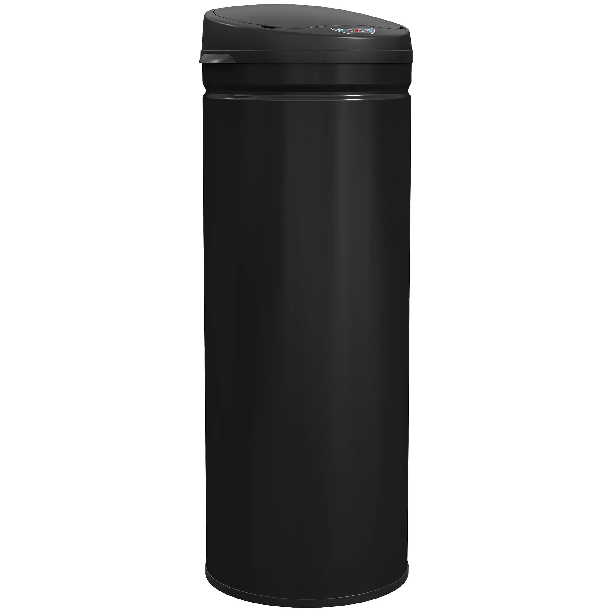 Sensorinė šiukšliadėžė su dangčiu, 50 l, juoda