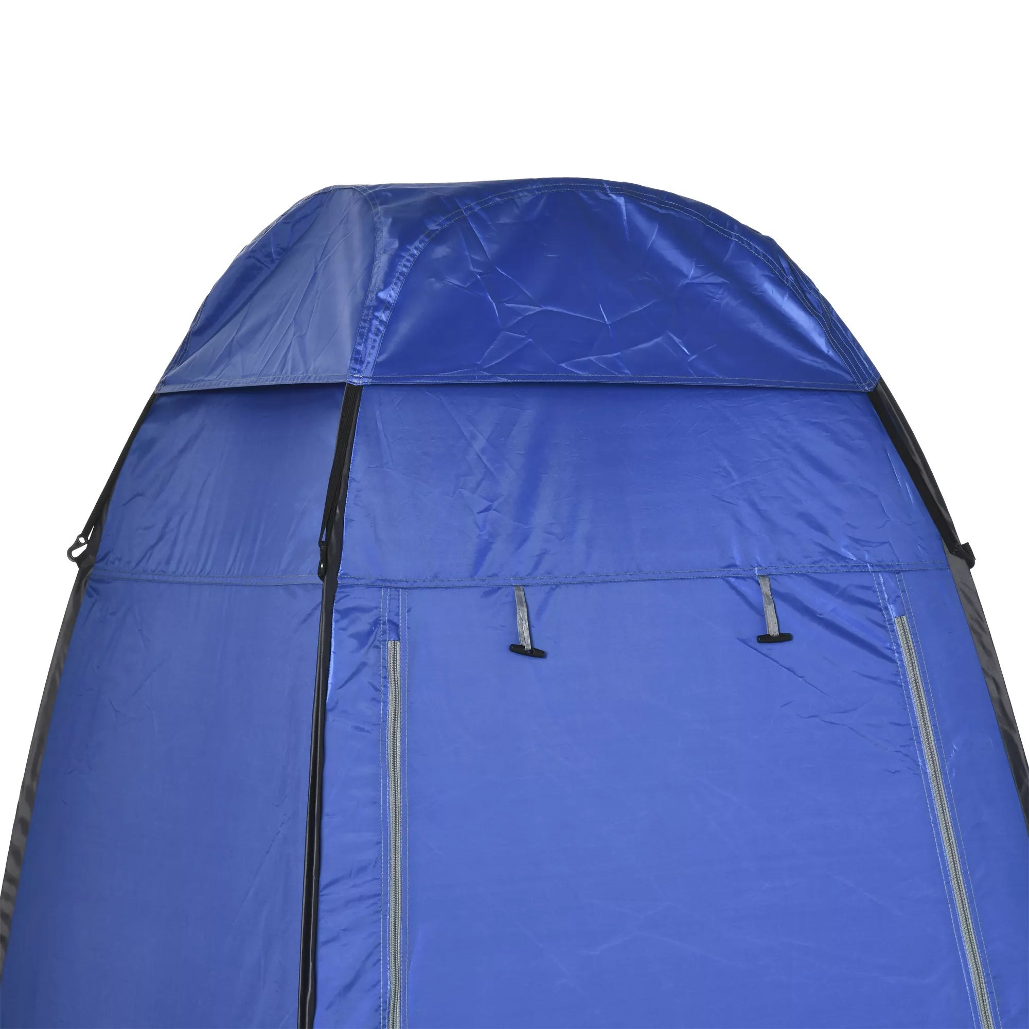 Pop-up dušo palapinė Tualeto palapinė Kempingo persirengimo palapinė su nešimo krepšiu Mobilus lauko tualetas Persirengimo kabina Stovyklos palapinė Tamsiai mėlyna 126 x 124 x 189 cm