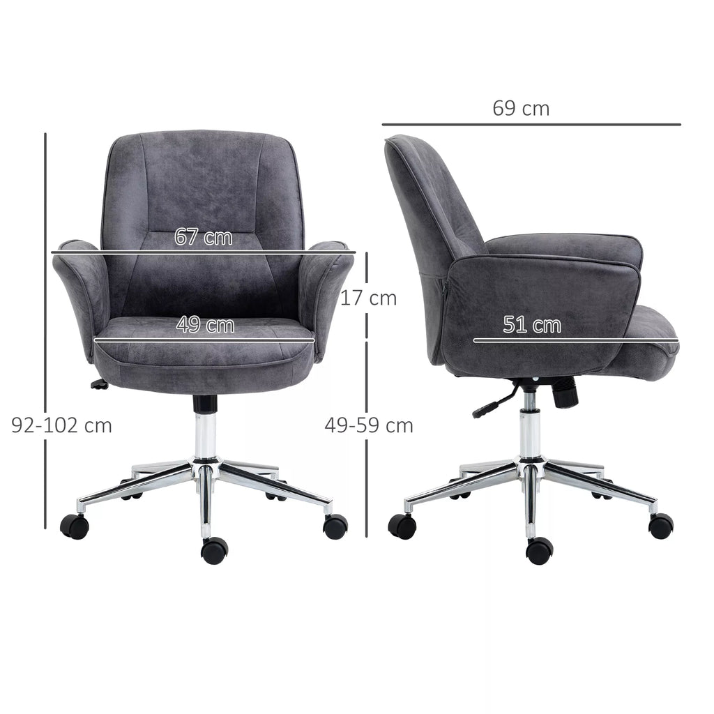 Biuro kėdės matmenų schema: plotis 67 cm, aukštis 92-102 cm