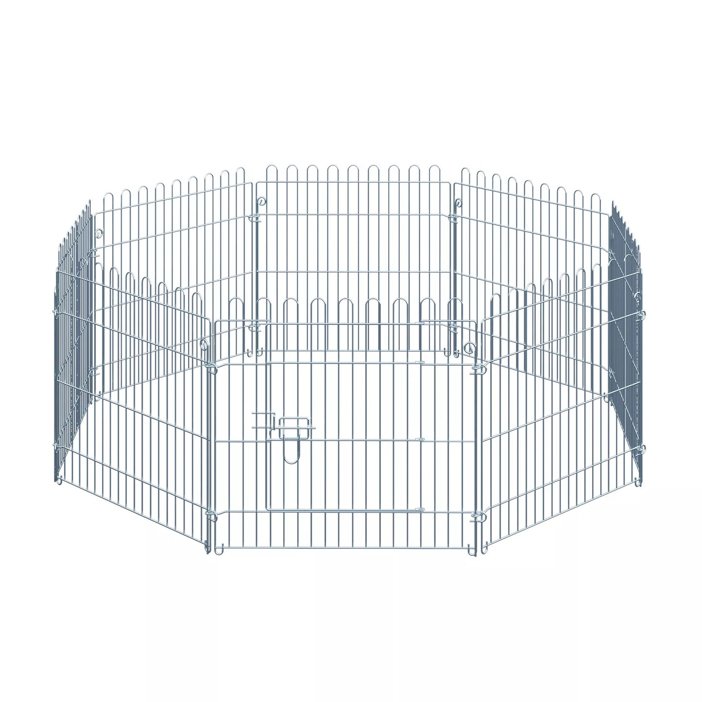 8 dalių aptvaras šuniukams, voljeras gyvūnams, P63 x A60 cm