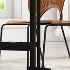 Sulankstomas valgomojo stalas su ratukais, 52,5–120 × 80 × 73 cm, pilkas
