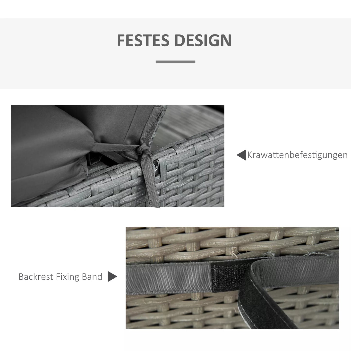 2 vnt. komplektas saulės gultui, sodo gulto čiužinys, itin storas 8 cm, tamsiai pilkos spalvos, tik pagalvė