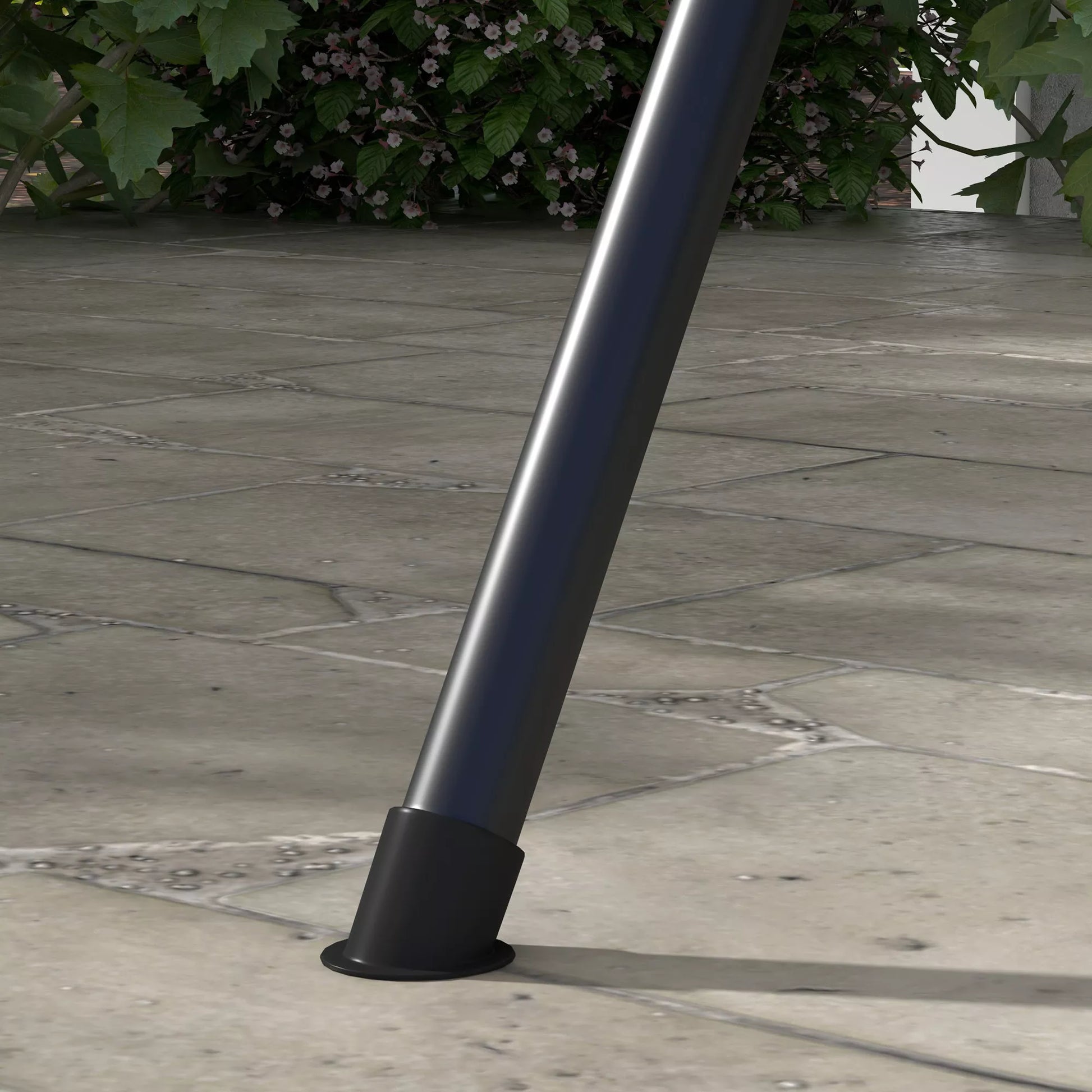 Holivudo sūpynės, sodo sūpynės, 3 vietų sūpynės su stogu, plienas, 172 x 110 x 153 cm, pilkos spalvos