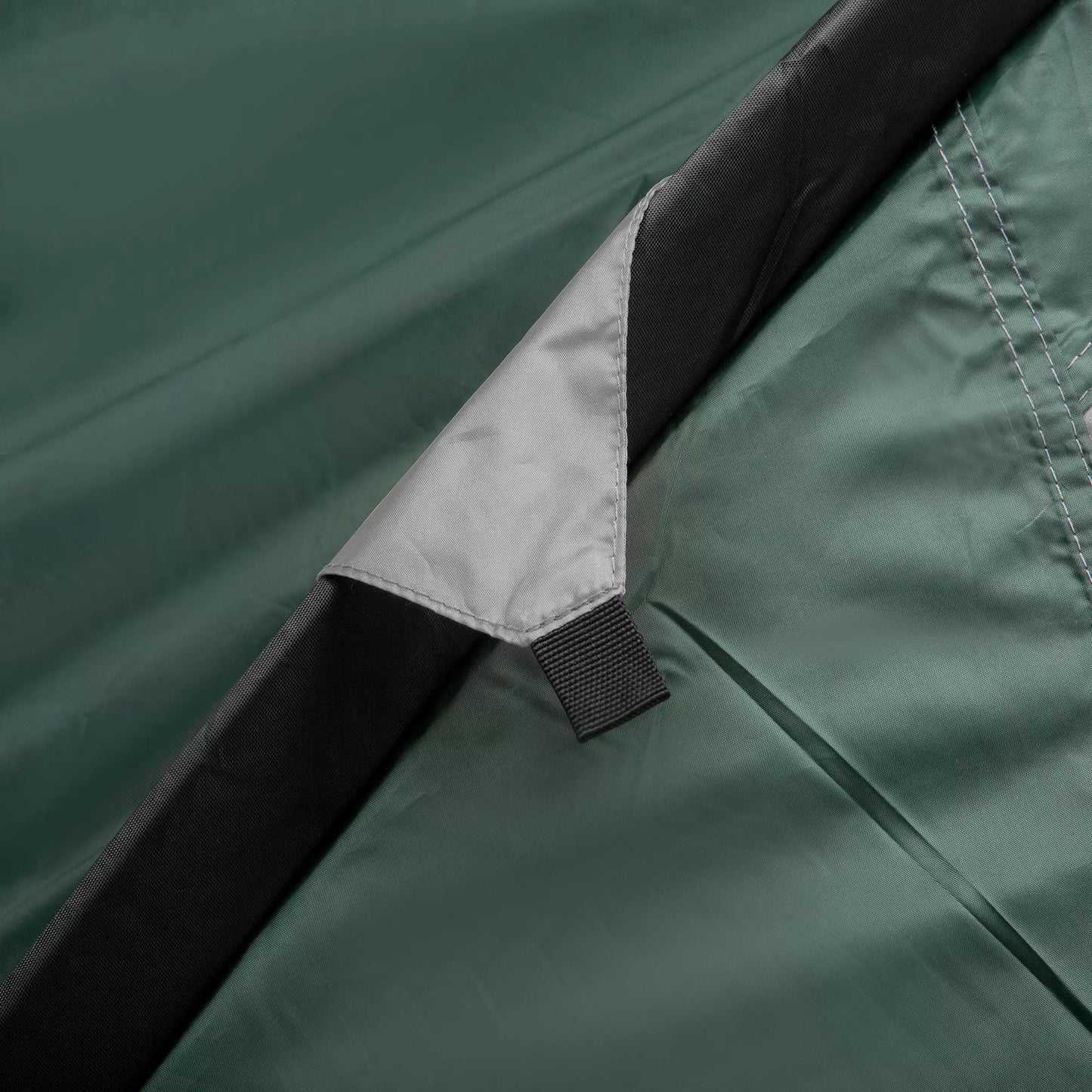 Dvivietė turistinė palapinė, tinklelio angos, pakaba lempai, nešimo krepšys, pilka+geltona