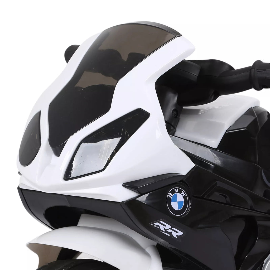 Elektrinis vaikų motociklas BMW S1000RR Elektrinis motociklas su muzika, žibintais, vaikų elektrinis motociklas vaikams nuo 18 iki 36 mėnesių Juodas