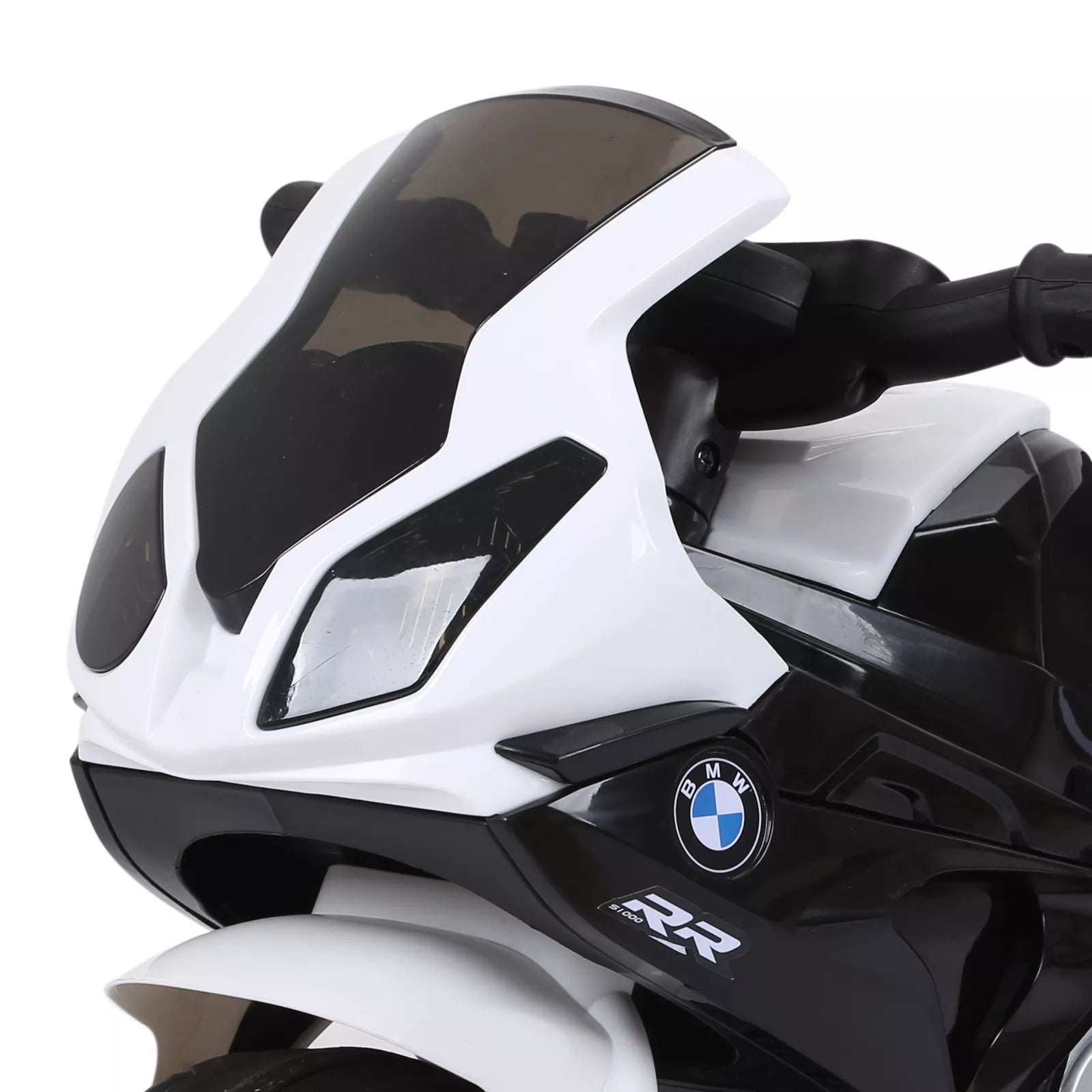 Elektrinis vaikų motociklas BMW S1000RR Elektrinis motociklas su muzika, žibintais, vaikų elektrinis motociklas vaikams nuo 18 iki 36 mėnesių Juodas